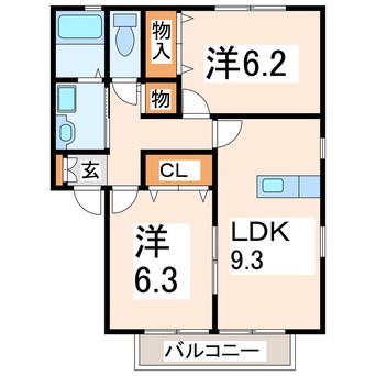 間取図 サンフォレスト