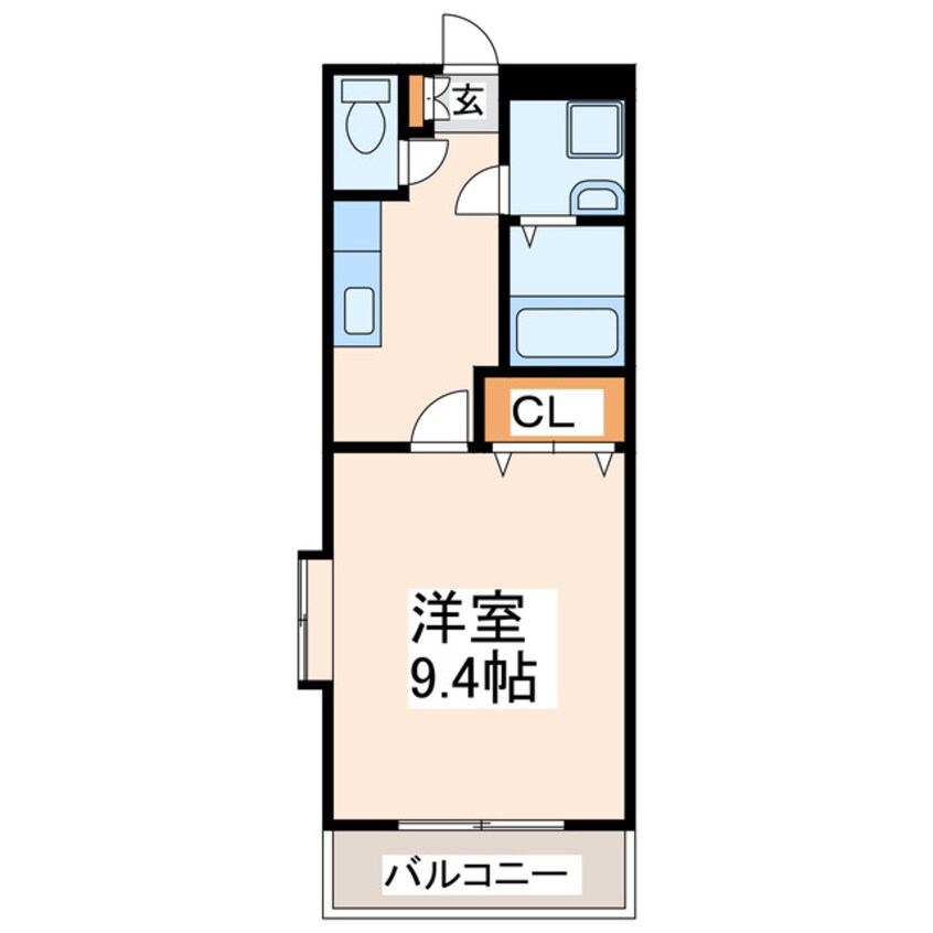 間取図 グランディール　パピヨン