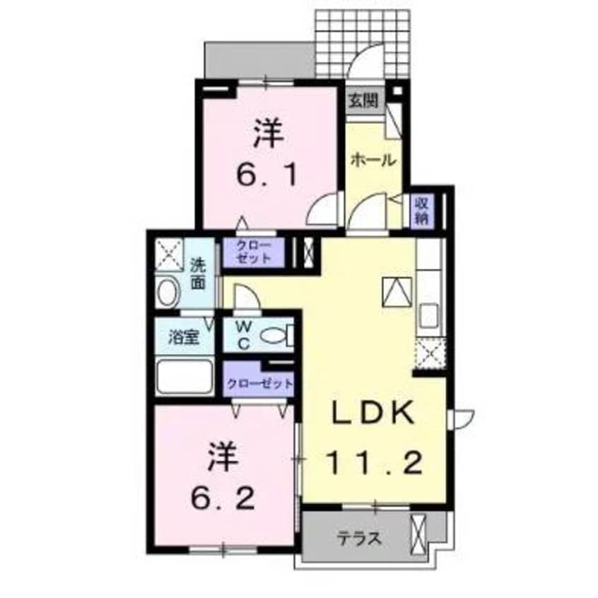 間取図 ラフレシール