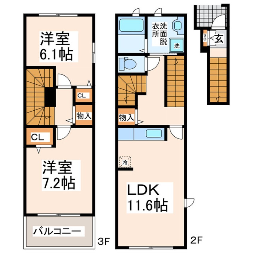 間取図 ラフレシール