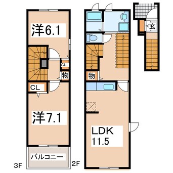 間取図 ナリッシュ