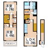 ニュー・ガジュマル 2LDKの間取り