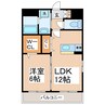 サンサンフラワー菊陽 1LDKの間取り