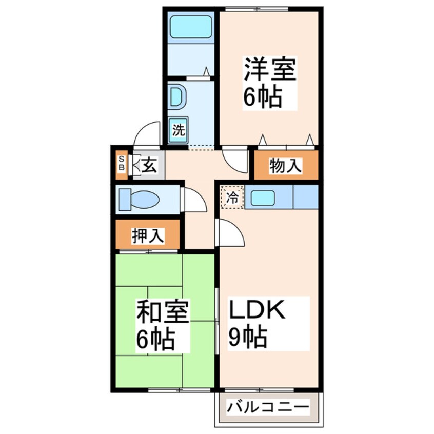 間取図 セジュール菊陽