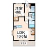 グレイス・エクセレンス 1LDKの間取り
