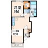 グリーンT’Ｓ　ＡＢＣ 1LDKの間取り