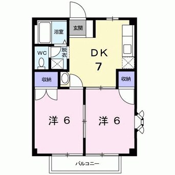 間取図 メゾンカシオペアⅠ・Ⅱ・Ⅲ