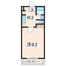 ＭＩＺＵＨＯ１６ 1Kの間取り