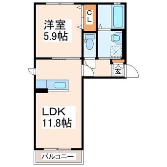 間取図 プラリュー1・2