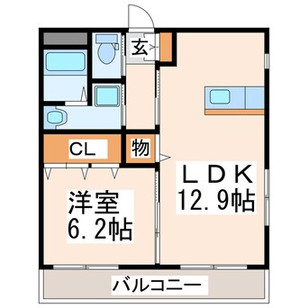 間取図 グリーンリーブス