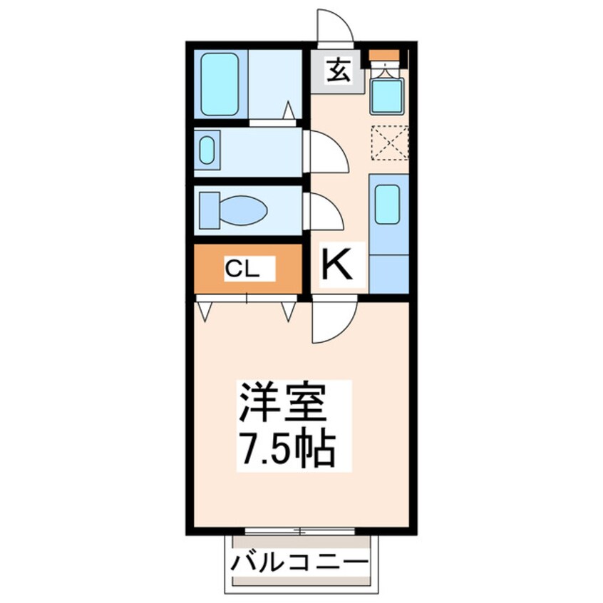 間取図 ラフォーレ楠田