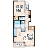 クレバーレンドA・B・C 1LDKの間取り