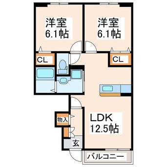 間取図 LeGazonⅠ・Ⅱ・Ⅲ