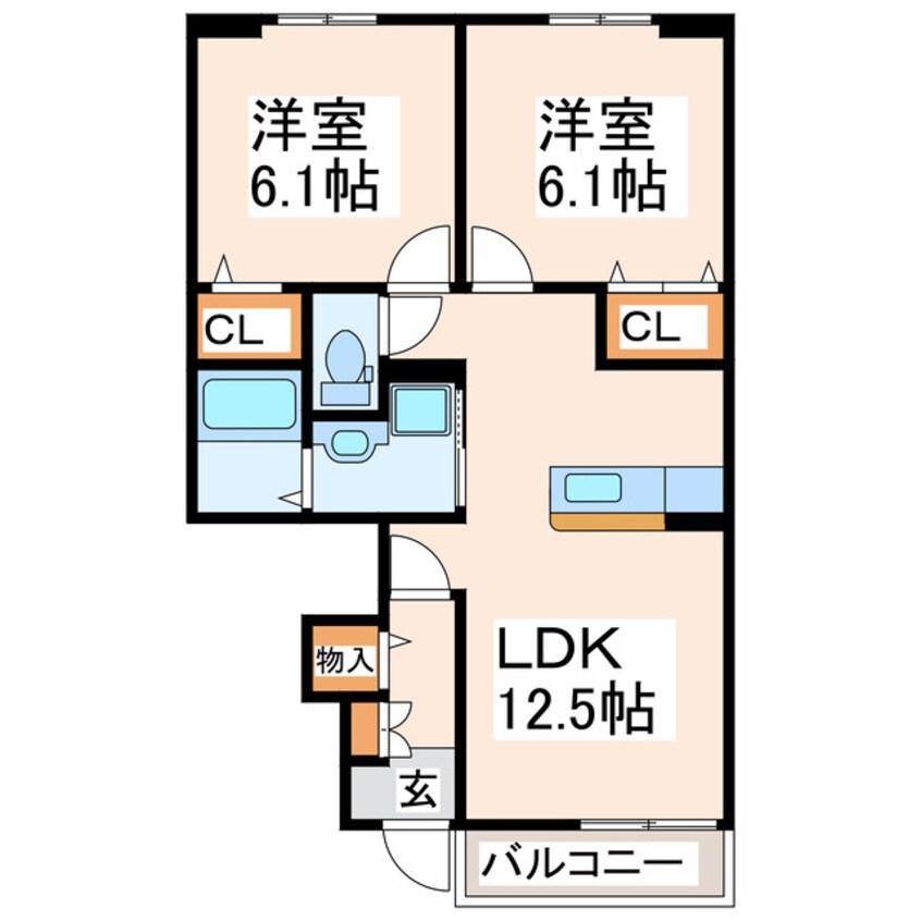 間取図 LeGazonⅠ・Ⅱ・Ⅲ