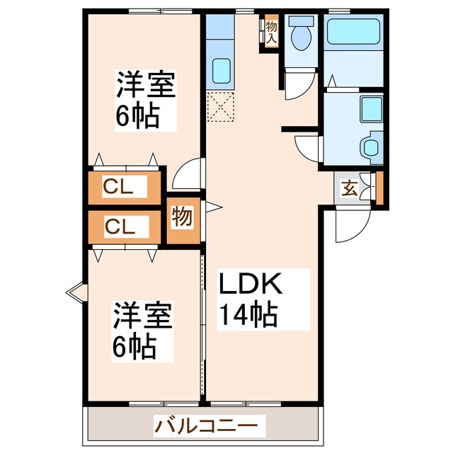 間取り図 アンテリージェA・B