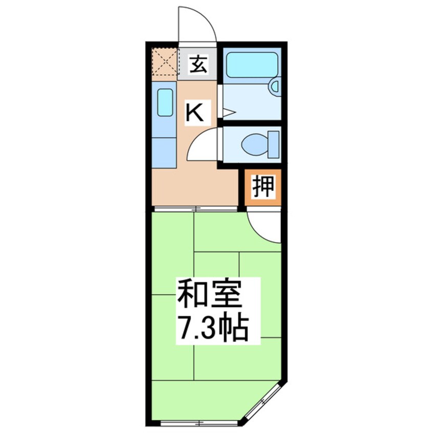 間取図 むさし橋ハイツ