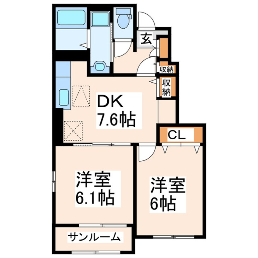 間取図 ブリアンヴェールⅣ