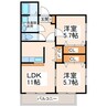 Maison　CHARITE 2LDKの間取り