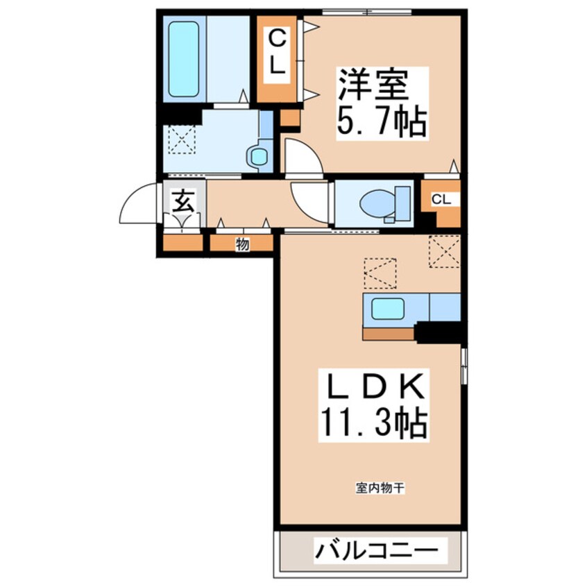 間取図 パティオ