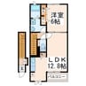 エアリーヒルズⅢ 1LDKの間取り