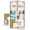 ノーブルブローテ 2LDKの間取り