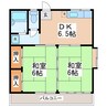 Kハイツ 2DKの間取り