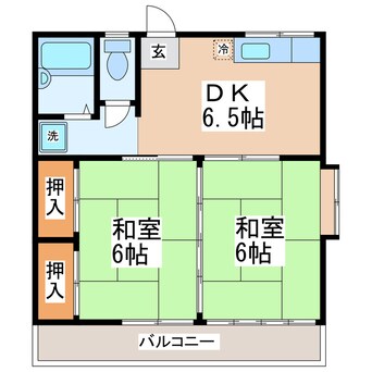 間取図 Kハイツ