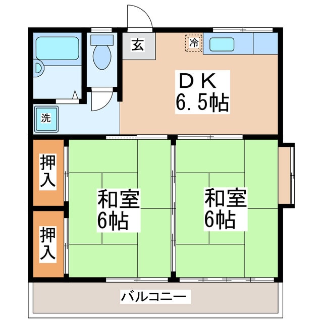 間取り図 Kハイツ