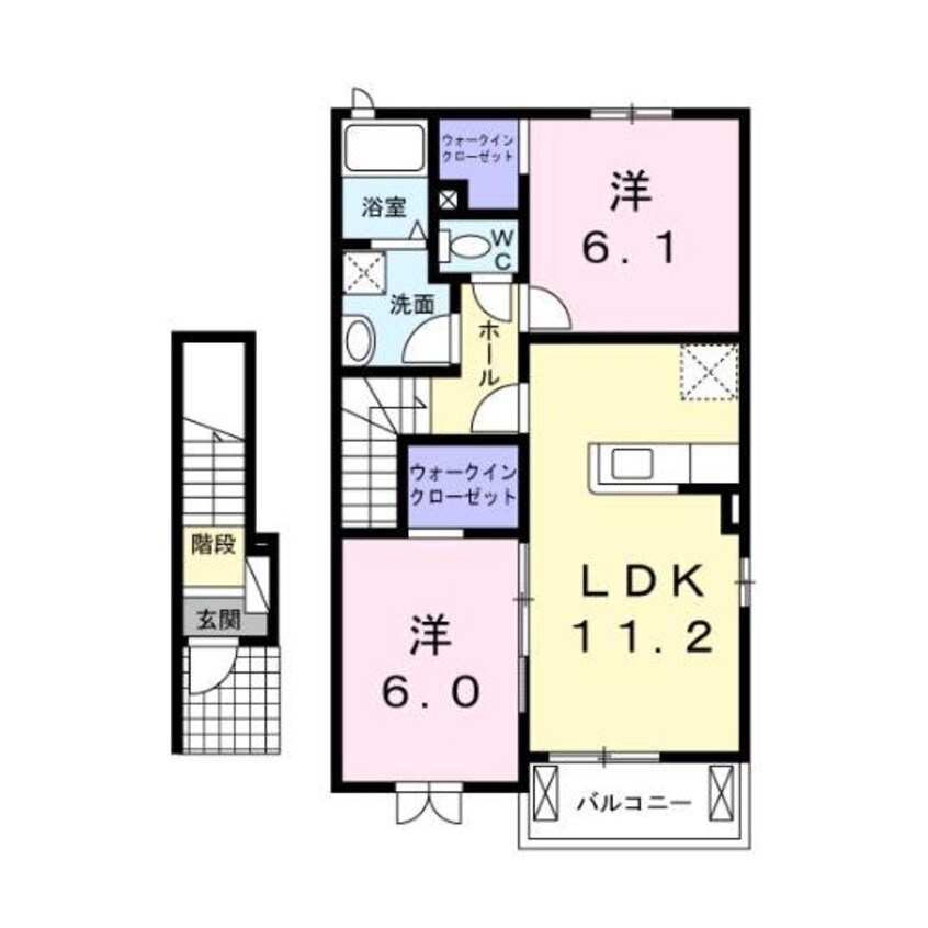 間取図 アビタシオン　ミニヨン