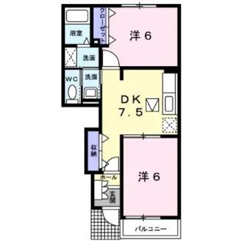 間取図 サンリット大津