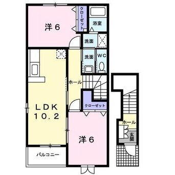 間取図 サンリット大津