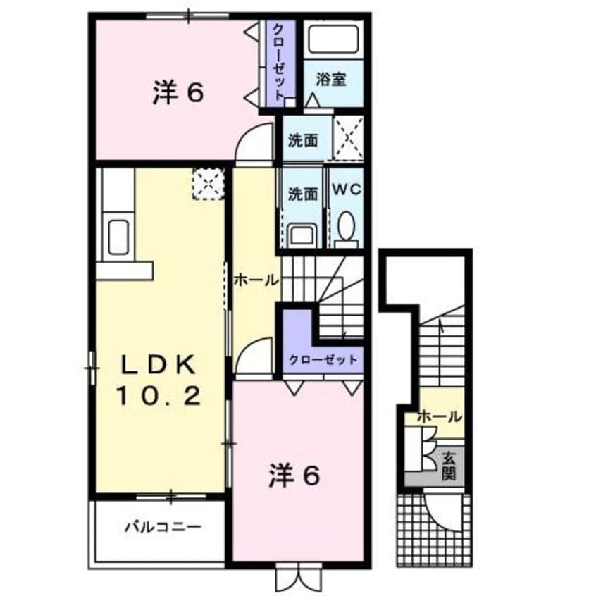 間取図 サンリット大津