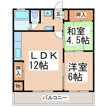 間取図 向陽台ハイツ