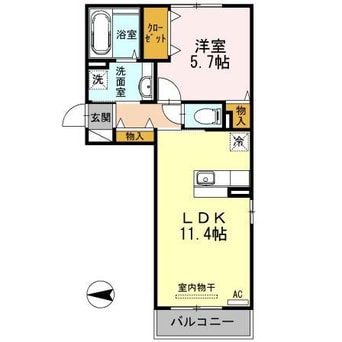 間取図 グレイス・Ｋ