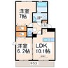 アルページュ 2LDKの間取り