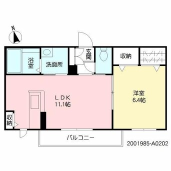 間取図 サニーヒル杉水Ⅱ