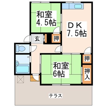 間取図 水上ハイツⅠ