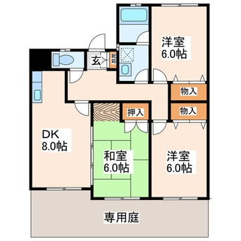 間取図 グランヴィーゼＫⅠ
