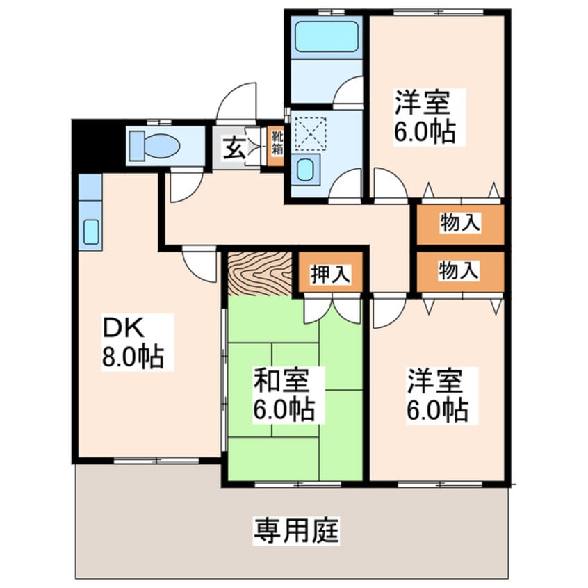 間取図 グランヴィーゼＫⅠ