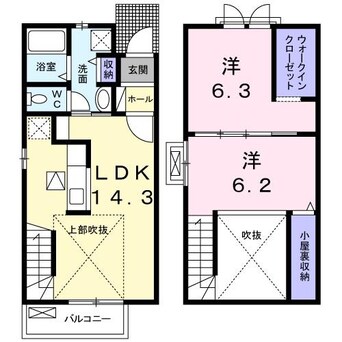 間取図 サン・コテージュB