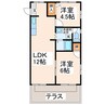 アミューズメントハウス 2LDKの間取り