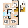 ＮＥＸＴ南阿蘇 3LDKの間取り