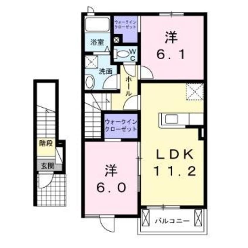 間取図 SchonⅠ・Ⅱ