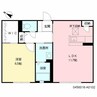 エトワール（山鹿） 1LDKの間取り