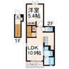 シャルマン　スカイ 1LDKの間取り