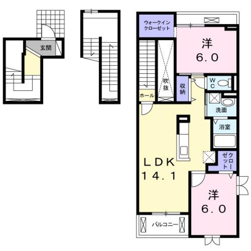 間取図 シャルム　シルバ