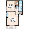 パレオＡ・Ｂ 1LDKの間取り