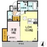 グレイスコートやまが 1LDKの間取り