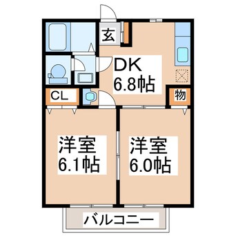 間取図 サンシティー七ツ江