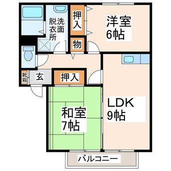 間取図 セジュールソシア